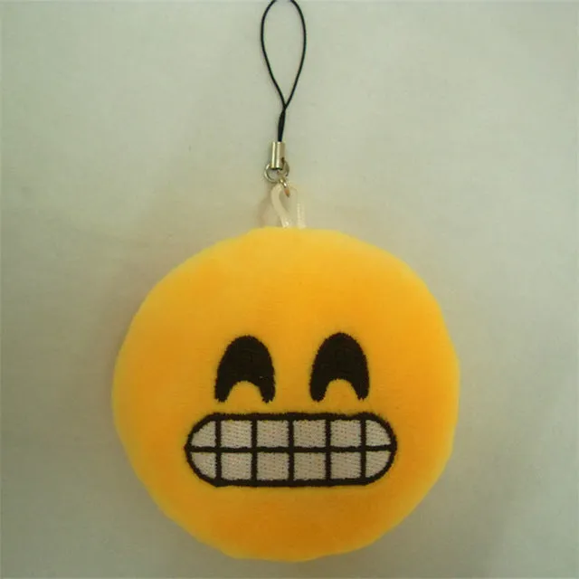 LNRRABC Fashion Cute Emoji Emoticon Smiley Face Keychain Pendant Key Chain Holder Keyring Gift for Women Men