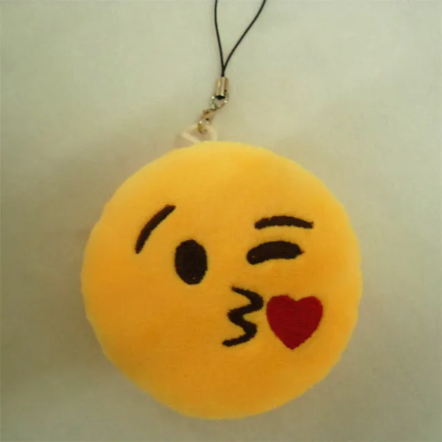 LNRRABC Fashion Cute Emoji Emoticon Smiley Face Keychain Pendant Key Chain Holder Keyring Gift for Women Men