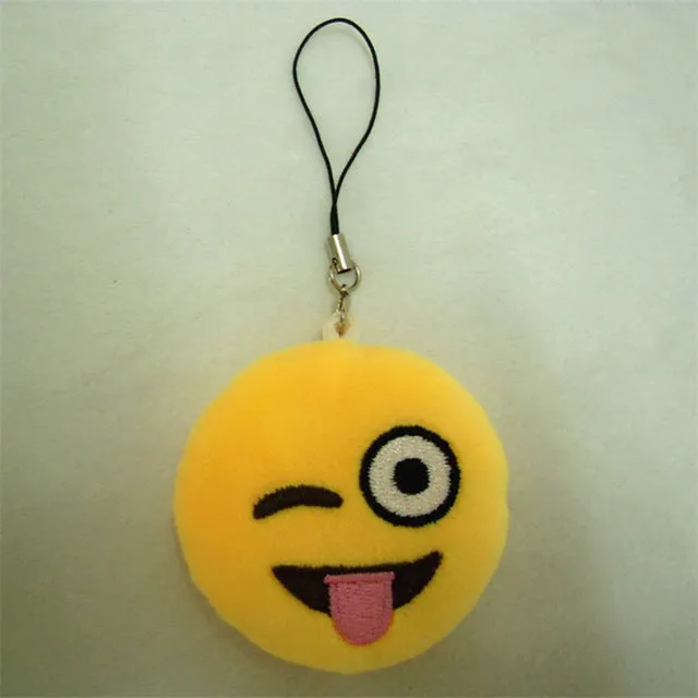 LNRRABC Fashion Cute Emoji Emoticon Smiley Face Keychain Pendant Key Chain Holder Keyring Gift for Women Men