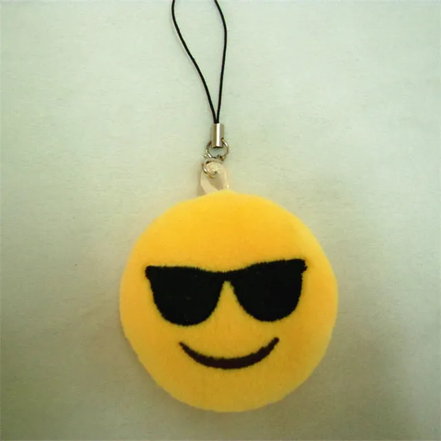 LNRRABC Fashion Cute Emoji Emoticon Smiley Face Keychain Pendant Key Chain Holder Keyring Gift for Women Men