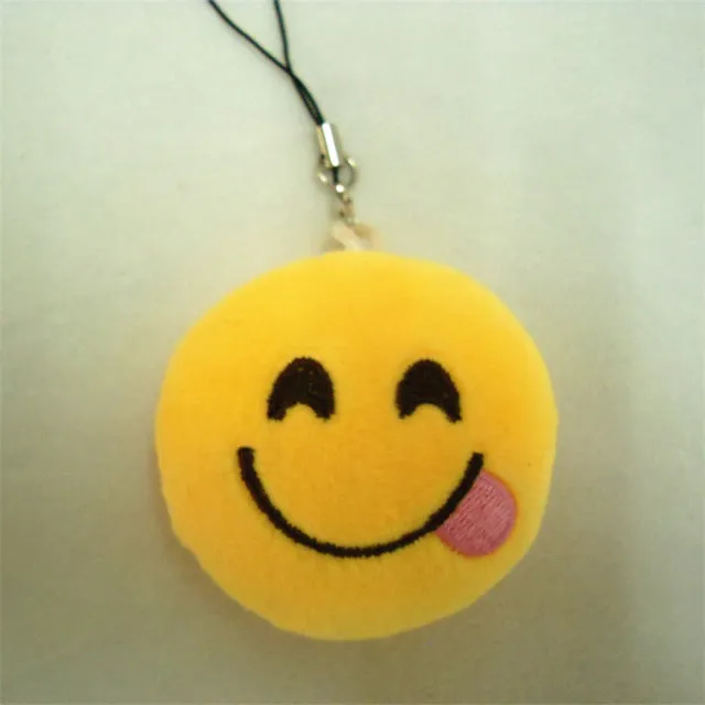 LNRRABC Fashion Cute Emoji Emoticon Smiley Face Keychain Pendant Key Chain Holder Keyring Gift for Women Men