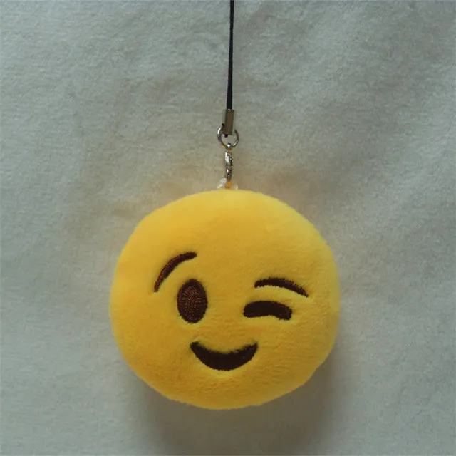 LNRRABC Fashion Cute Emoji Emoticon Smiley Face Keychain Pendant Key Chain Holder Keyring Gift for Women Men