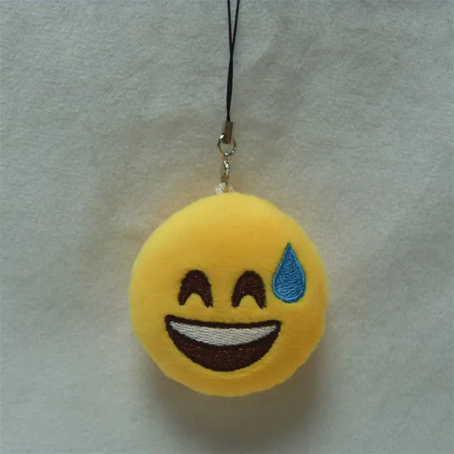 LNRRABC Fashion Cute Emoji Emoticon Smiley Face Keychain Pendant Key Chain Holder Keyring Gift for Women Men