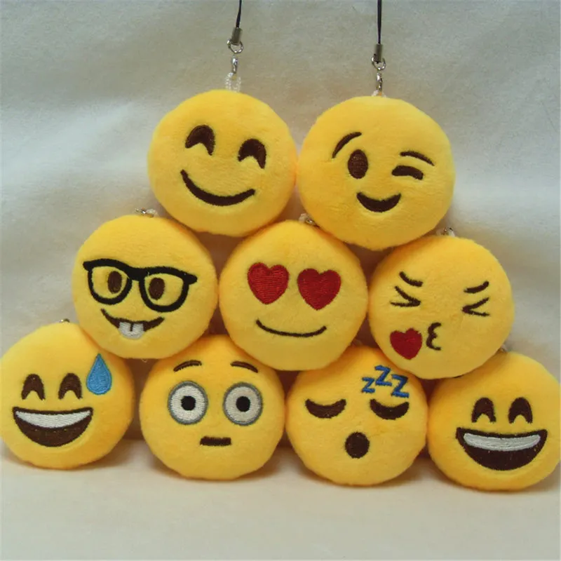 LNRRABC Fashion Cute Emoji Emoticon Smiley Face Keychain Pendant Key Chain Holder Keyring Gift for Women Men