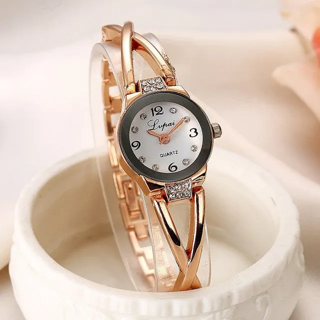 Lvpai 2016 Summer Style Gold Watch Brand Watch Women Wristwatch Ladies Watch Clock Female Wristwatches Stainless Gold Watches