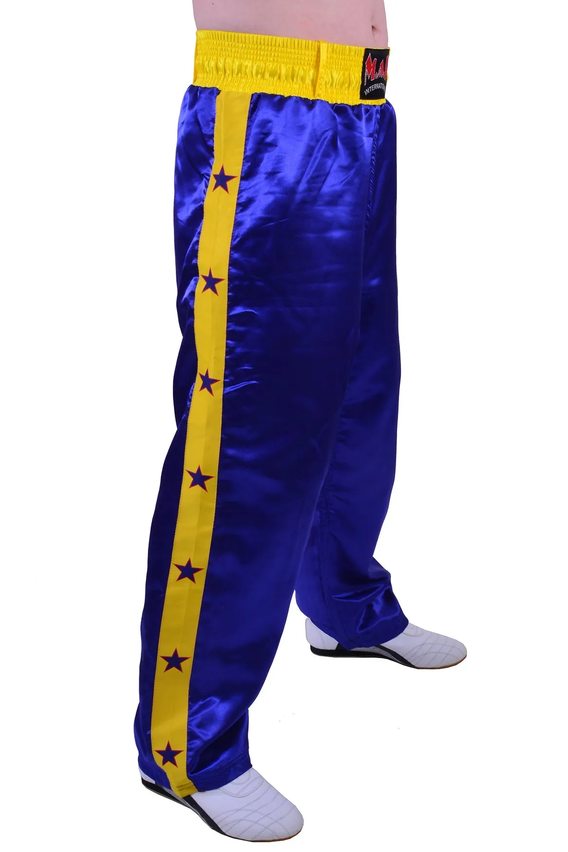 MAR-086C | Blue Stripe Freestyle Trouser w/ Stars