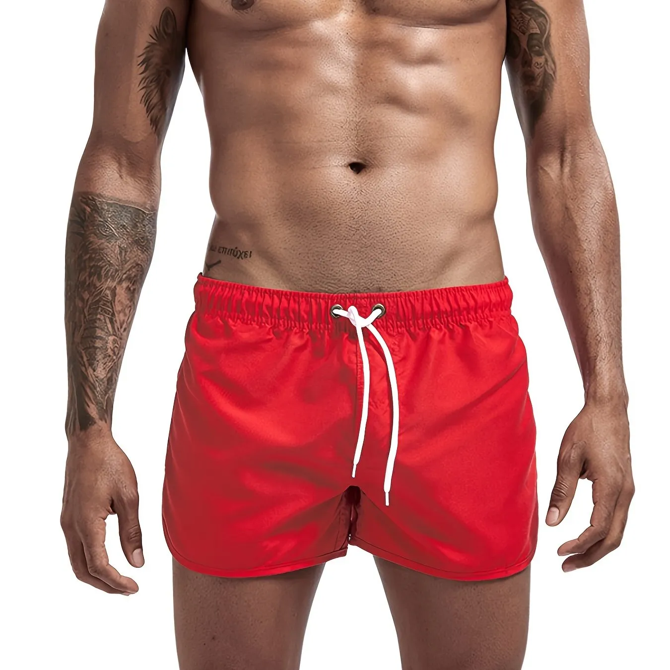 Men's Casual Drawstring Beach Shorts