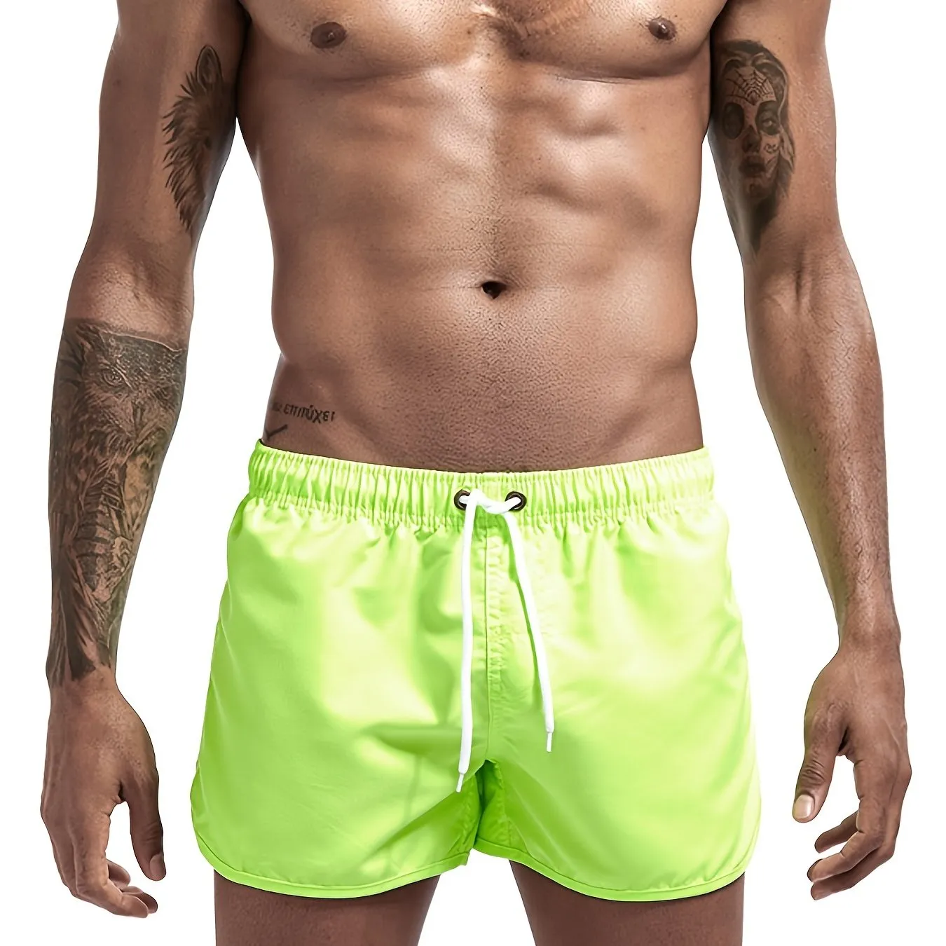 Men's Casual Drawstring Beach Shorts