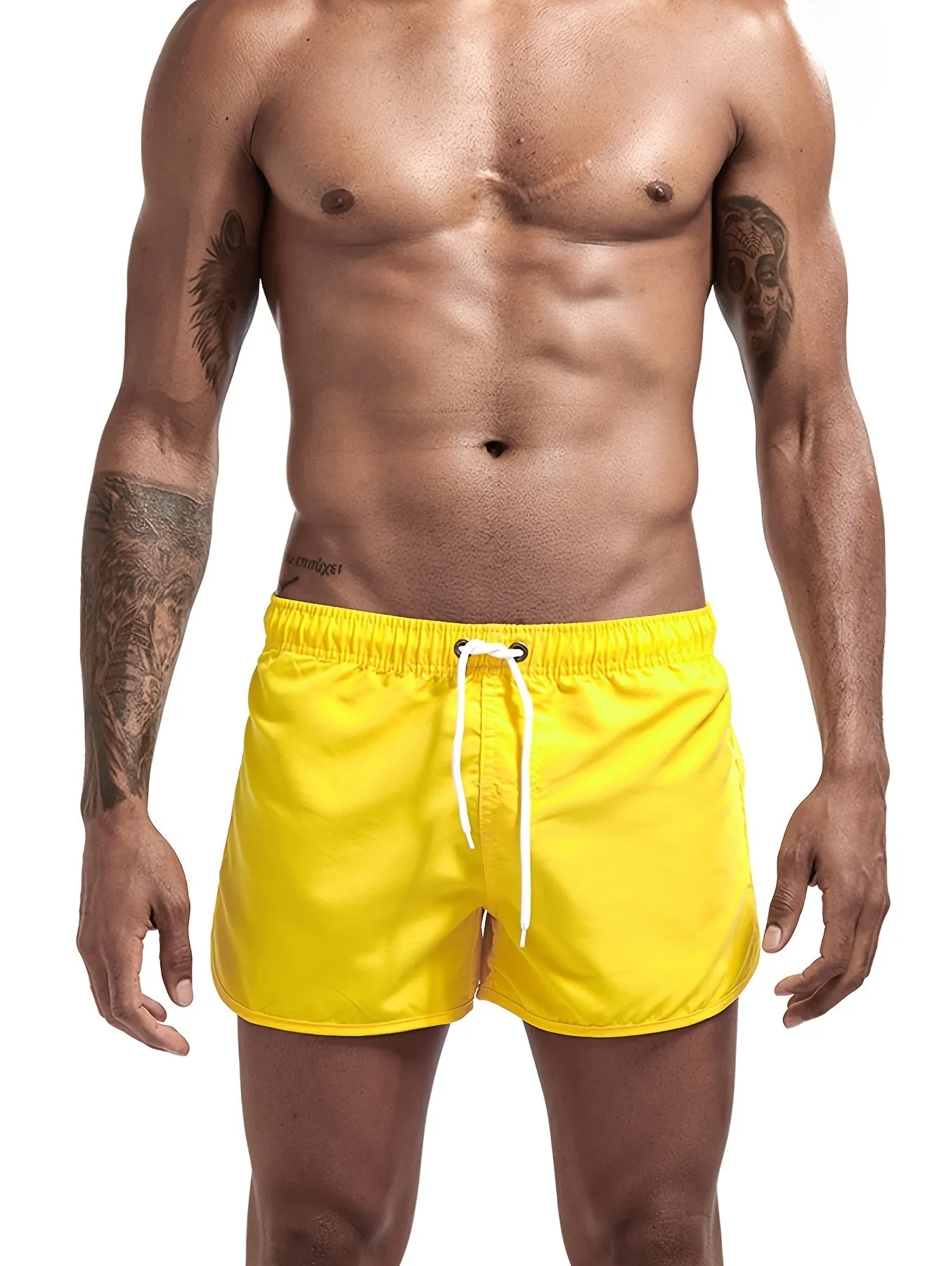 Men's Casual Drawstring Beach Shorts