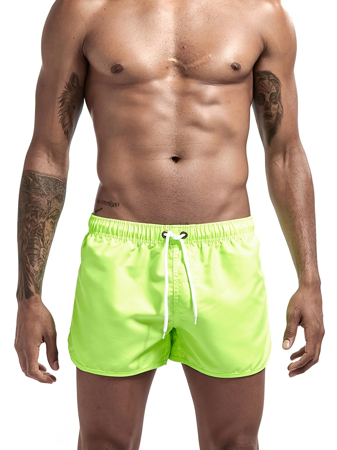 Men's Casual Drawstring Beach Shorts