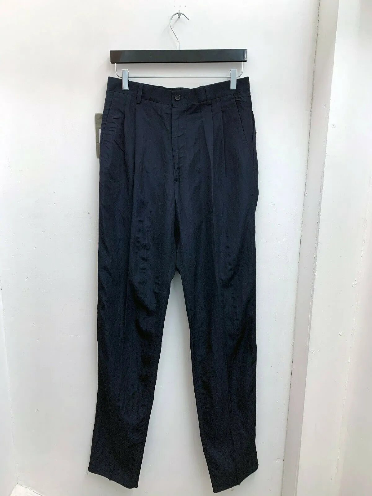 Midnight Blue Nylon Trousers