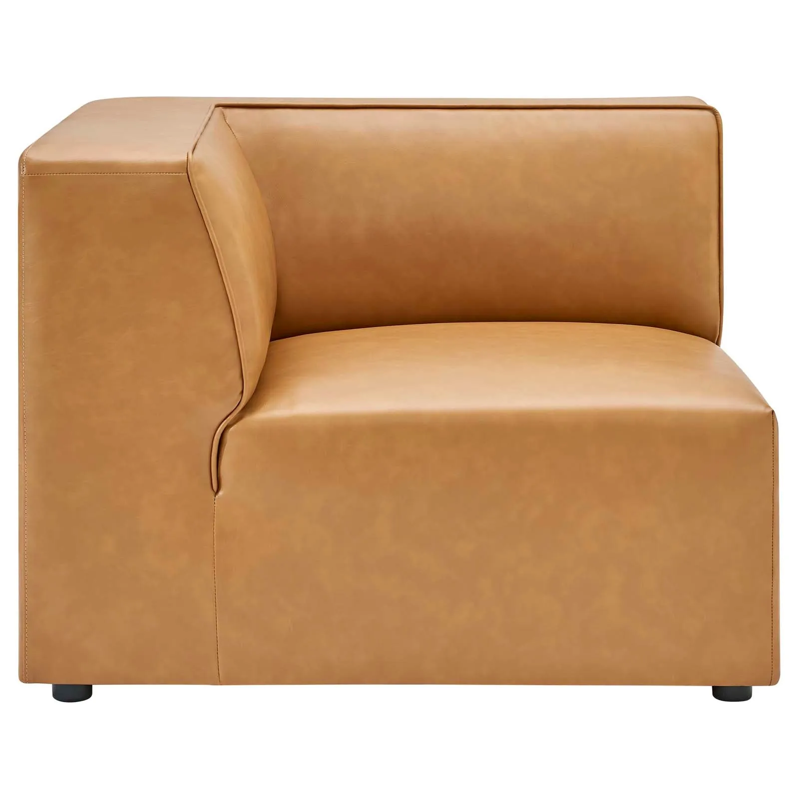 Mingle Vegan Leather Corner Chair