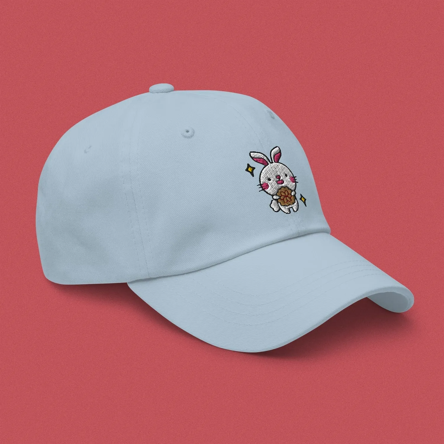 Mooncake Rabbit Embroidered Cap