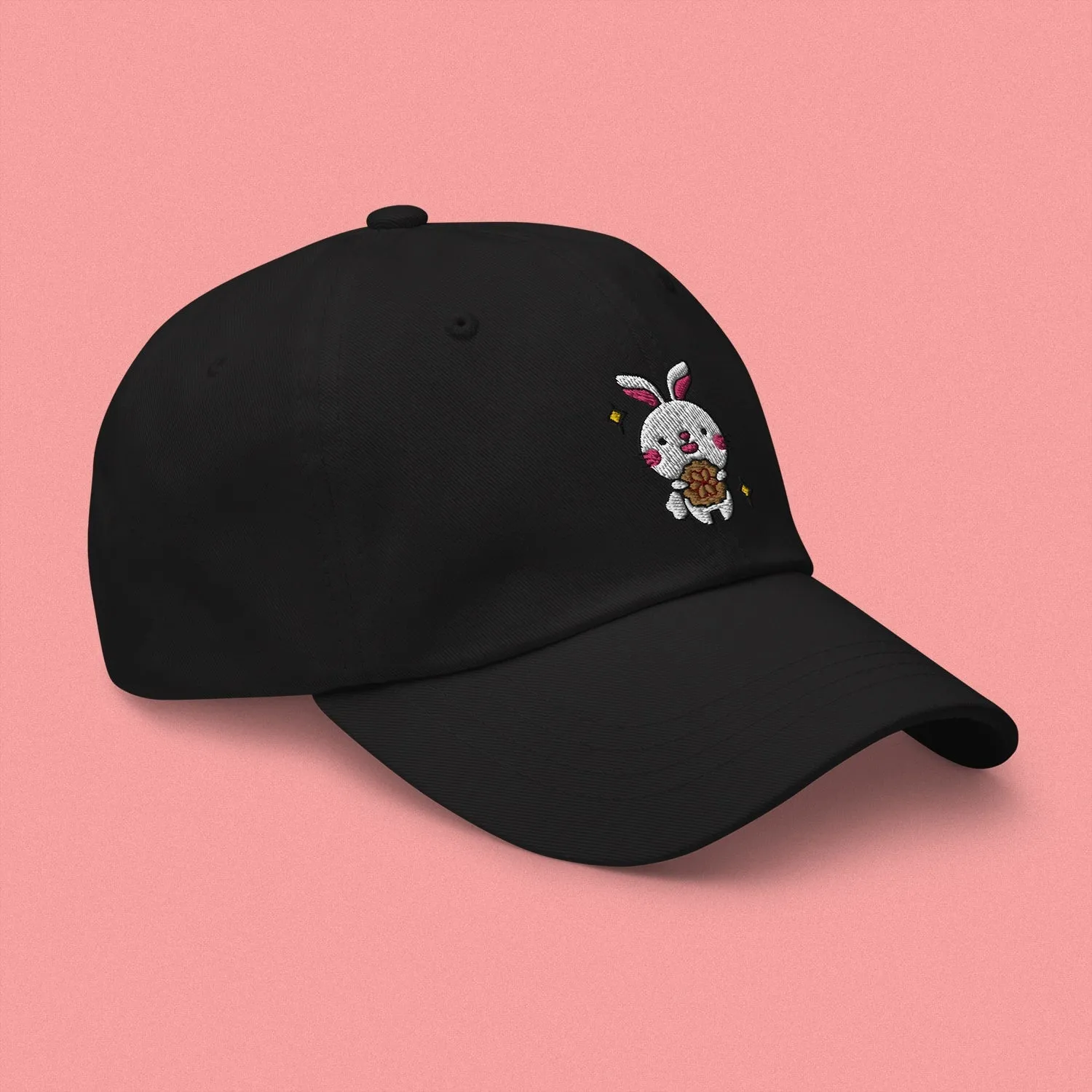 Mooncake Rabbit Embroidered Cap