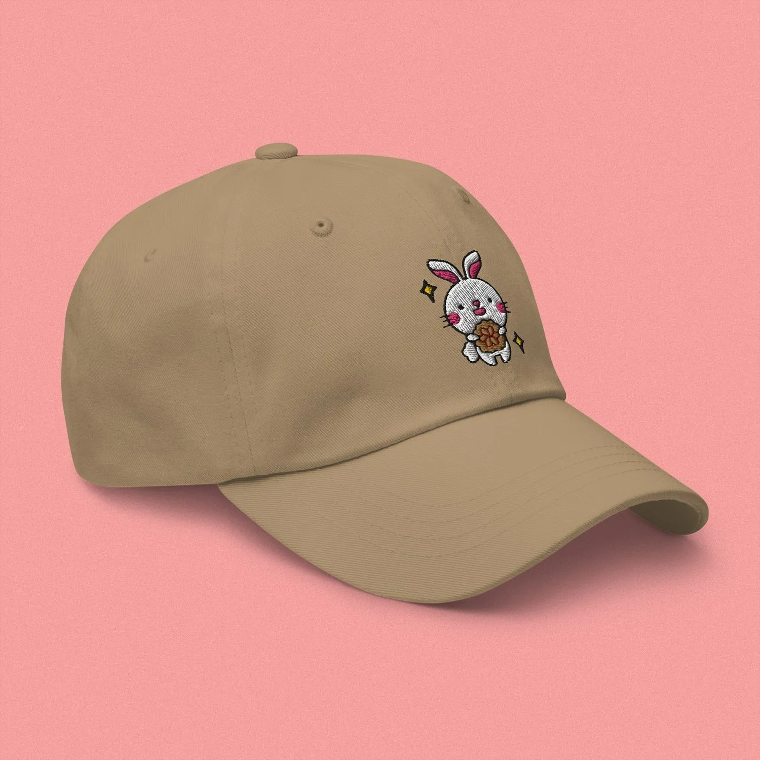 Mooncake Rabbit Embroidered Cap