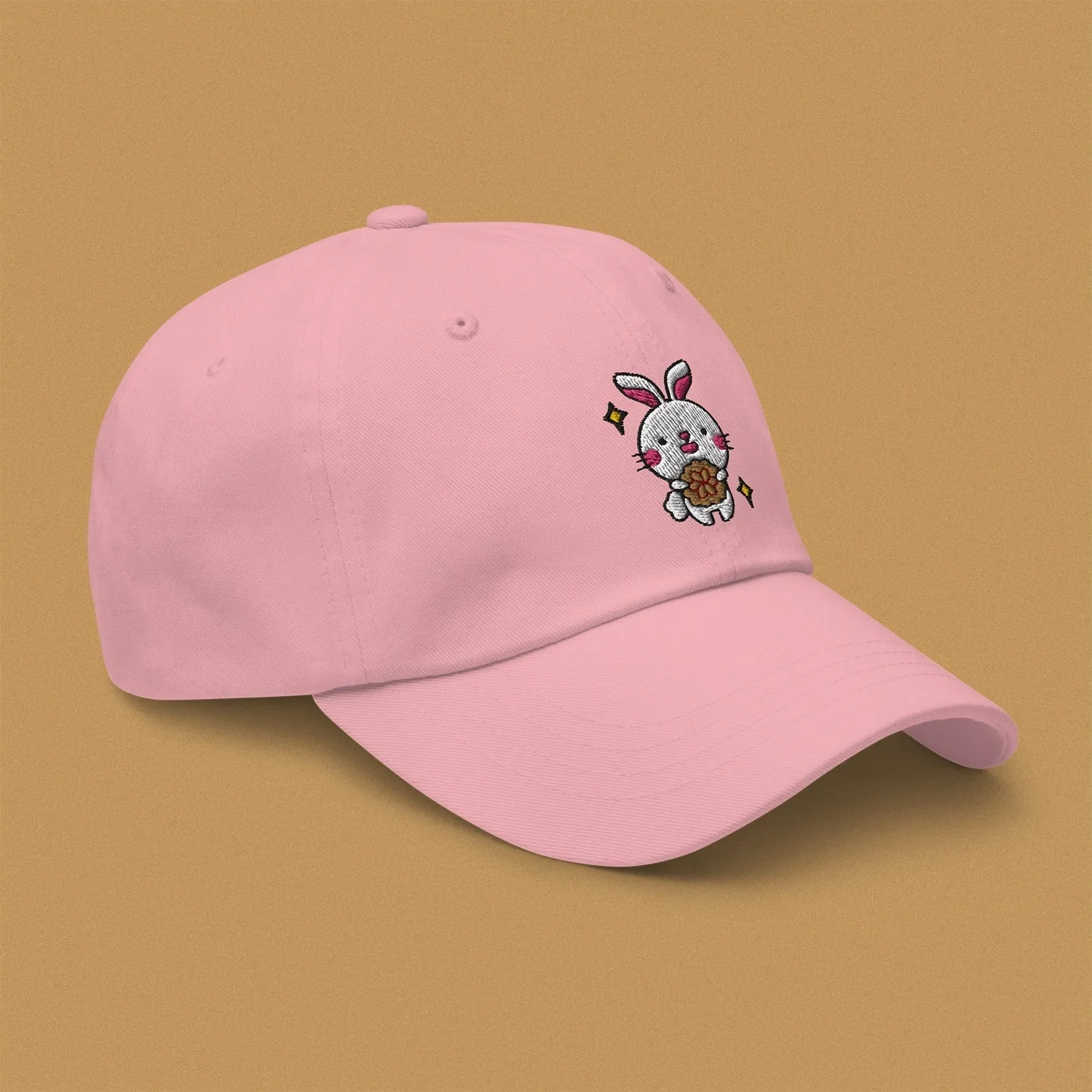 Mooncake Rabbit Embroidered Cap