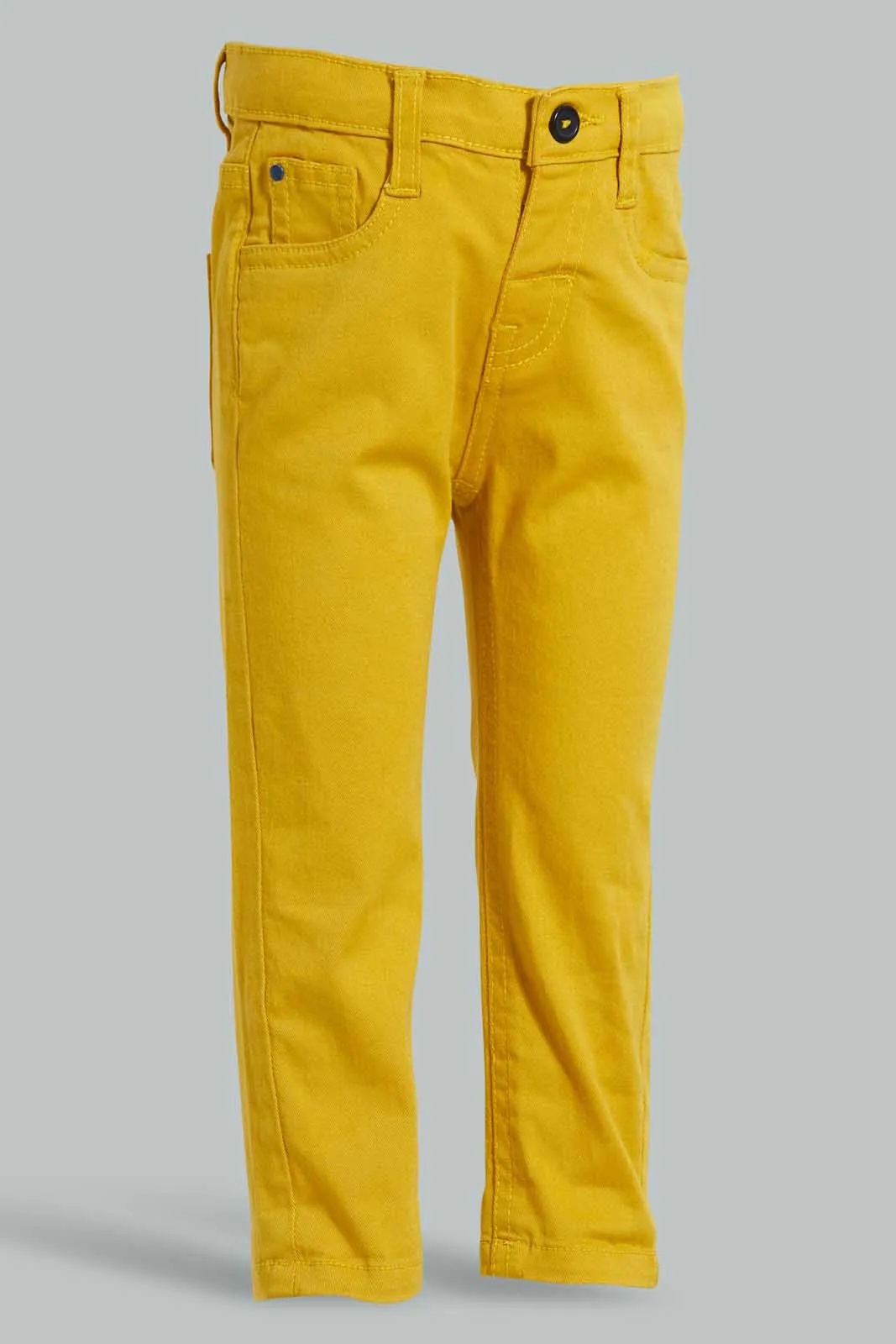 Mustard Chino Trouser For Baby Boys