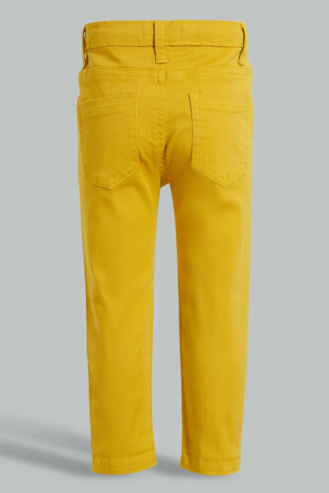 Mustard Chino Trouser For Baby Boys