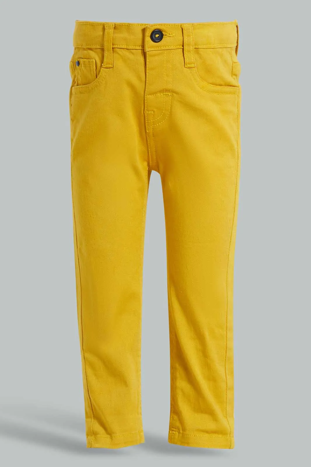 Mustard Chino Trouser For Baby Boys