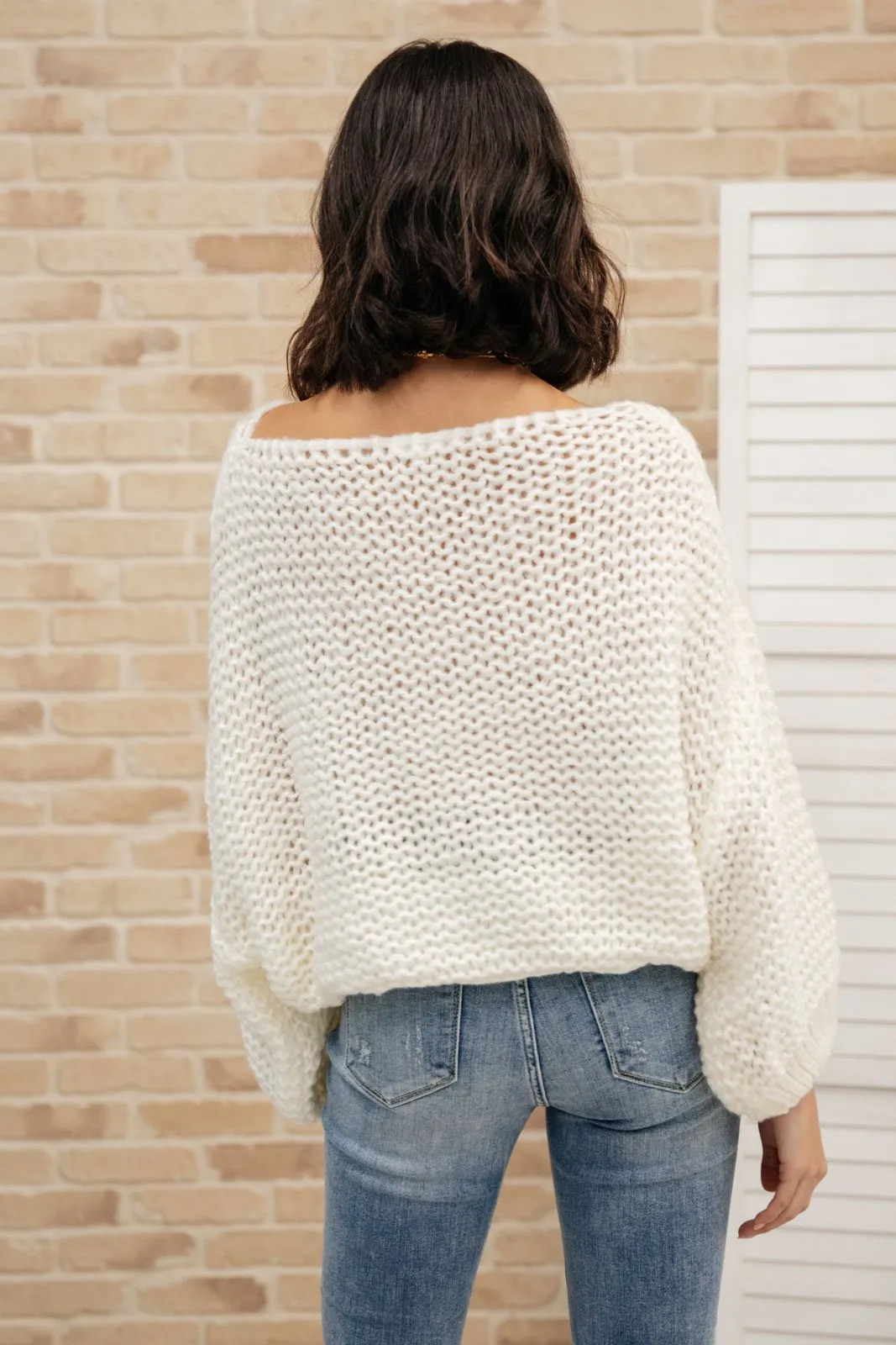 Natural Beauty Knit Sweater in Ivory