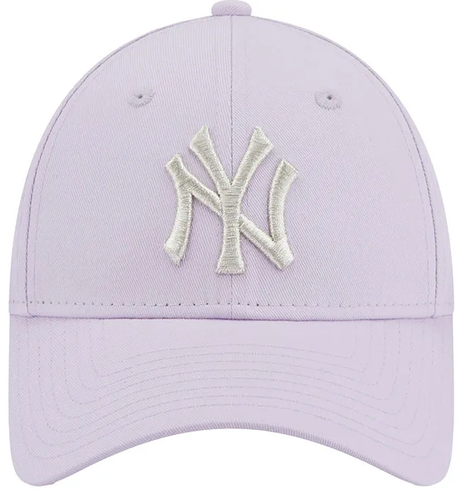 New Era Accessories Metallic Logo 9Forty NY Yankees Purple Metallic Silver