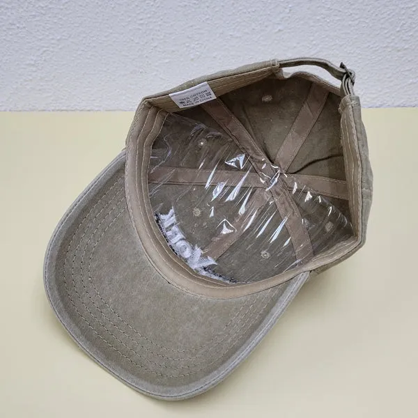 New York Embroidery Khaki Adjustable Baseball Cap 紐約刺繡卡其色可調節棒球帽 KCHT2385