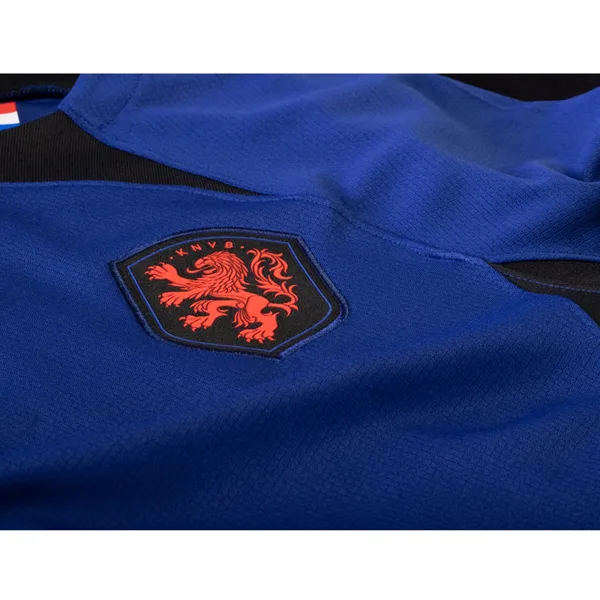 Nike Netherlands De Ligt Away Jersey 22/23 (Deep Royal/Habanero Red)