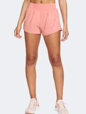 Nike Swoosh  Women Running Short Red Stardust/Pink