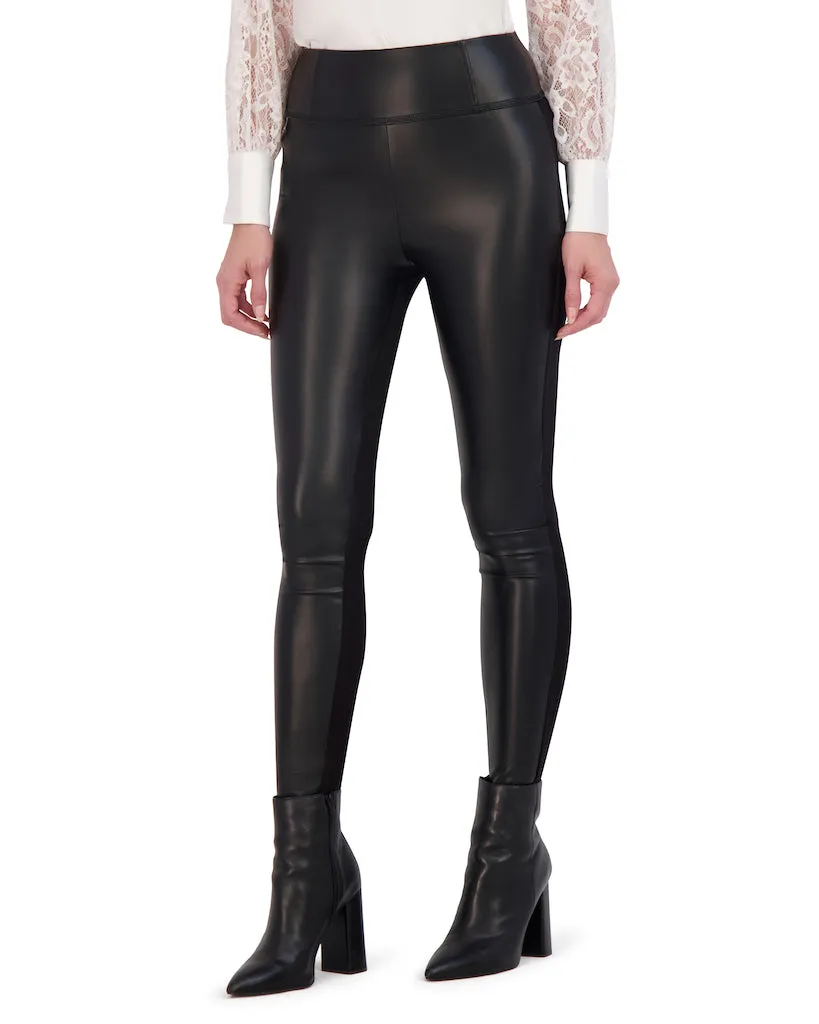 Ookie & Lala Butter Vegan Leather and Ponte Legging