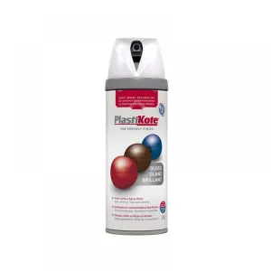 Plastikote Plasti-kote Premium Gloss White 400ml