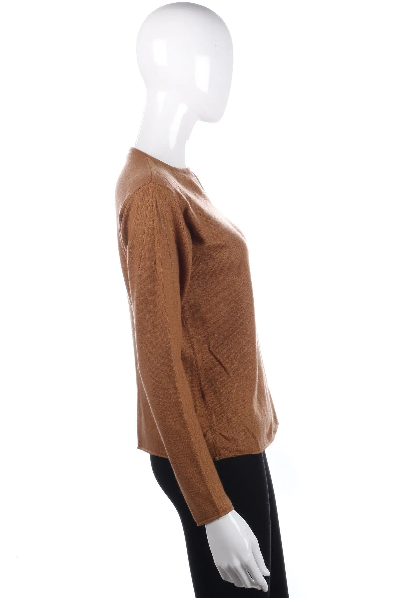 Pringle silk and cashmere brown jumper size M