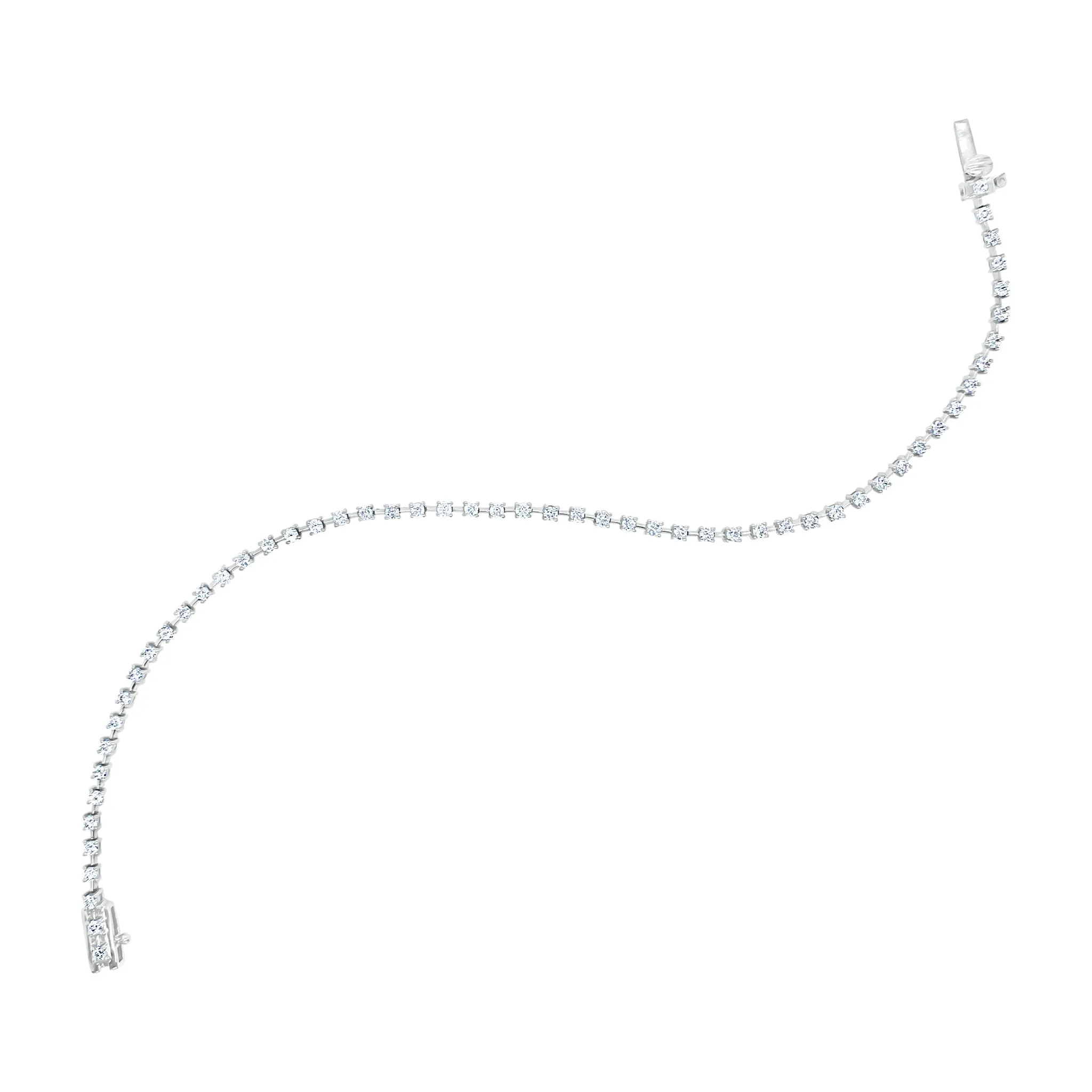 Prong-Set Diamond Fashion Bracelet