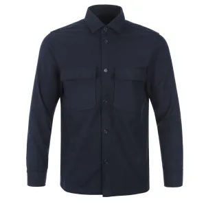 Remus Uomo Moleskin Overshirt in Navy