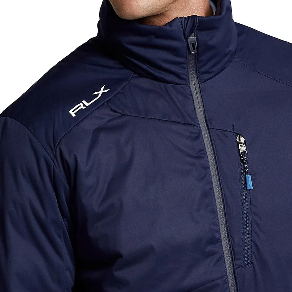 RLX Ralph Lauren Water-Repellent Softshell Hooded Jacket - French Navy