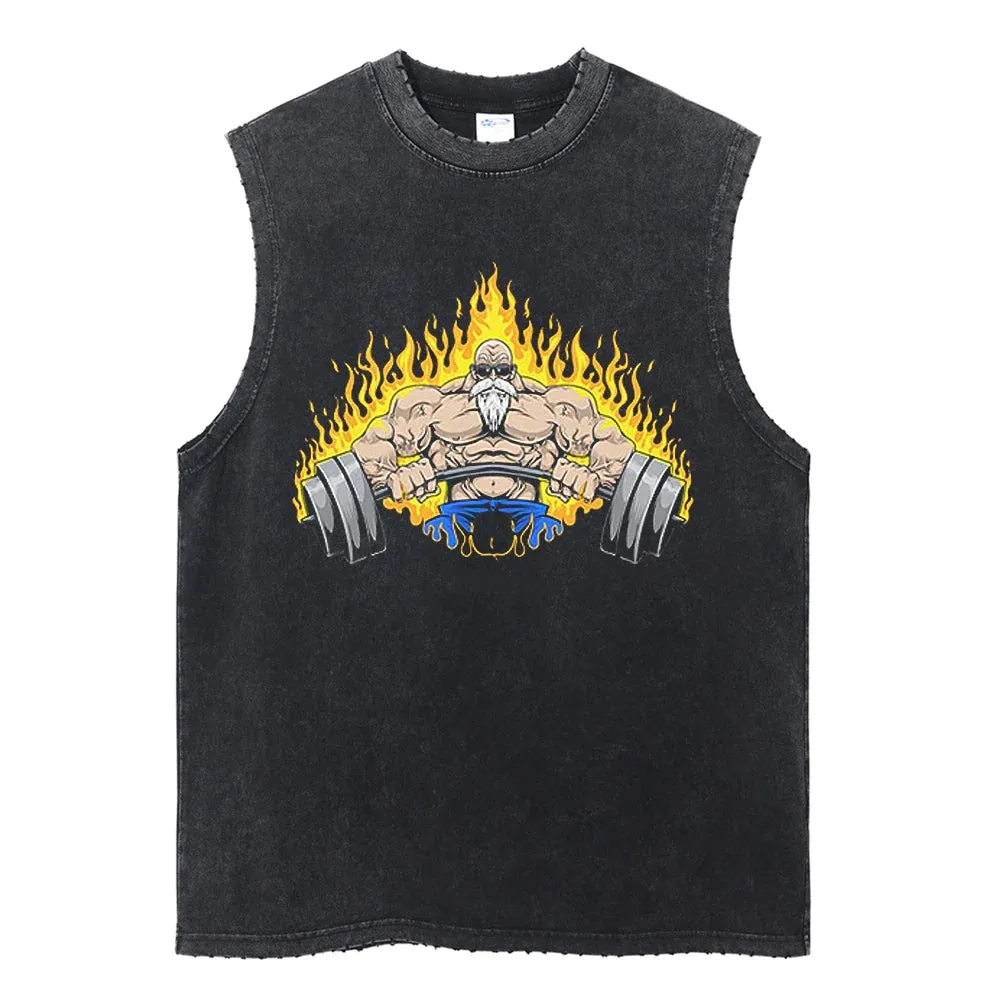 Roshi Gym Vintage Tank Top | Otakumise