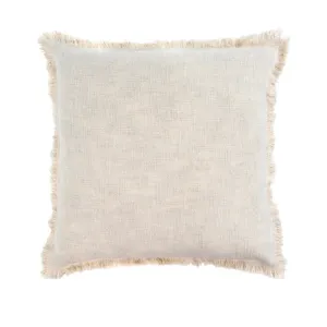 Selena Linen Pillow - Ecru