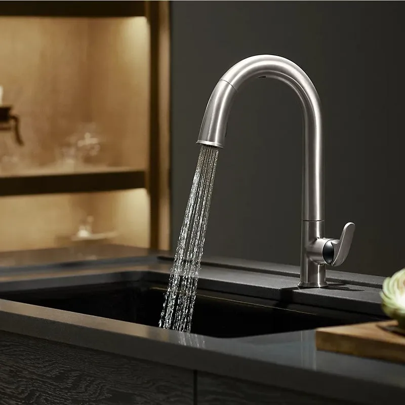 Sensate Touchless Pull-Down Kitchen Faucet in Polished Chrome