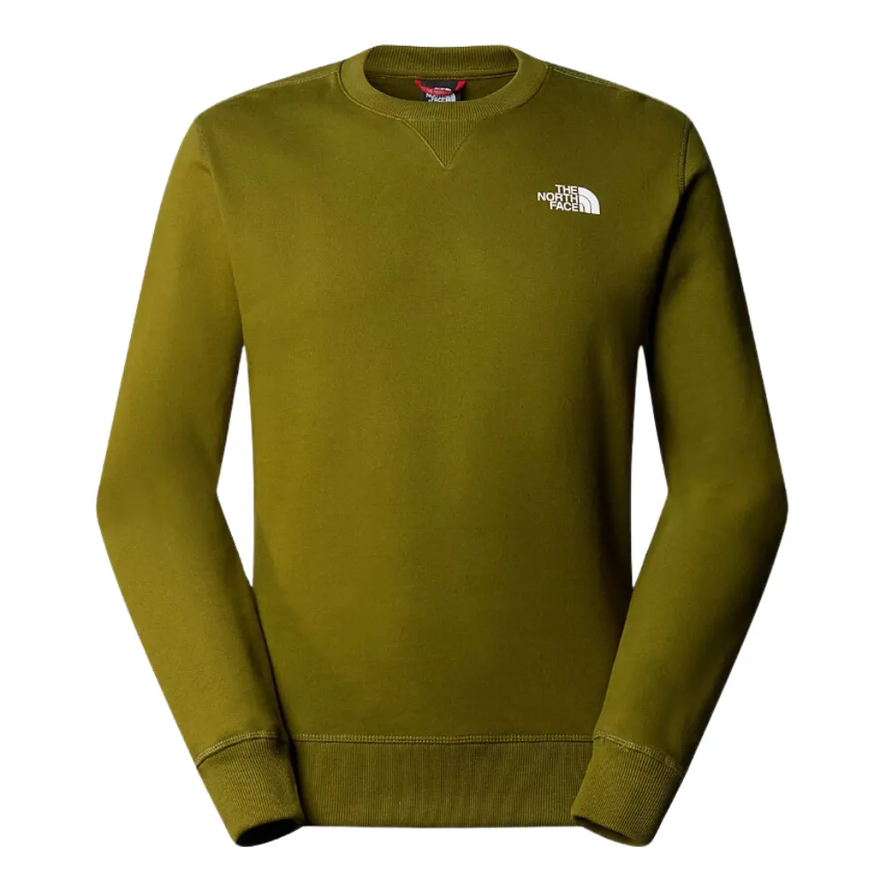 Simple Dome Crew Sweatshirt Forest Olive