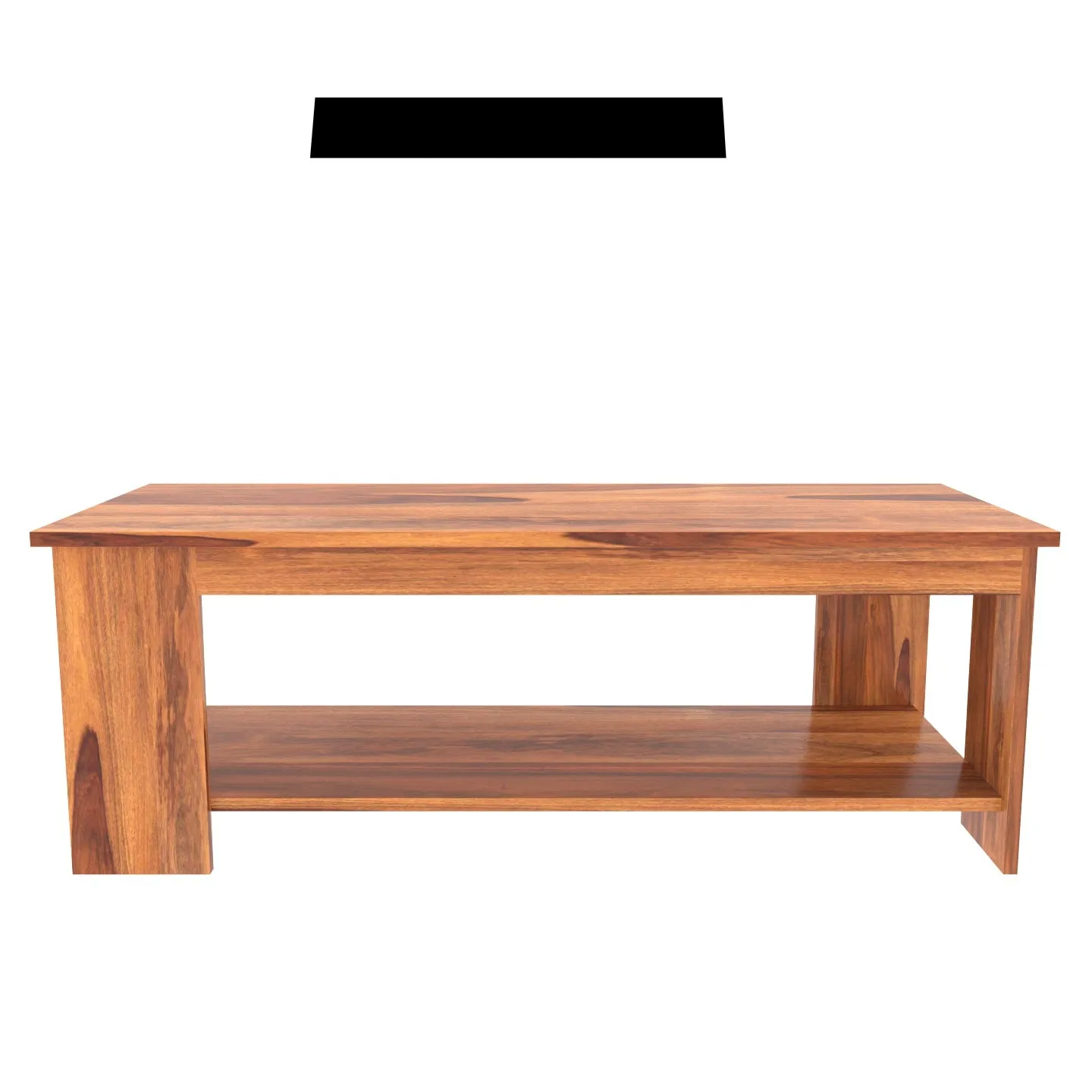 Simple Storage Sheesham Handmade Wooden Coffee Table