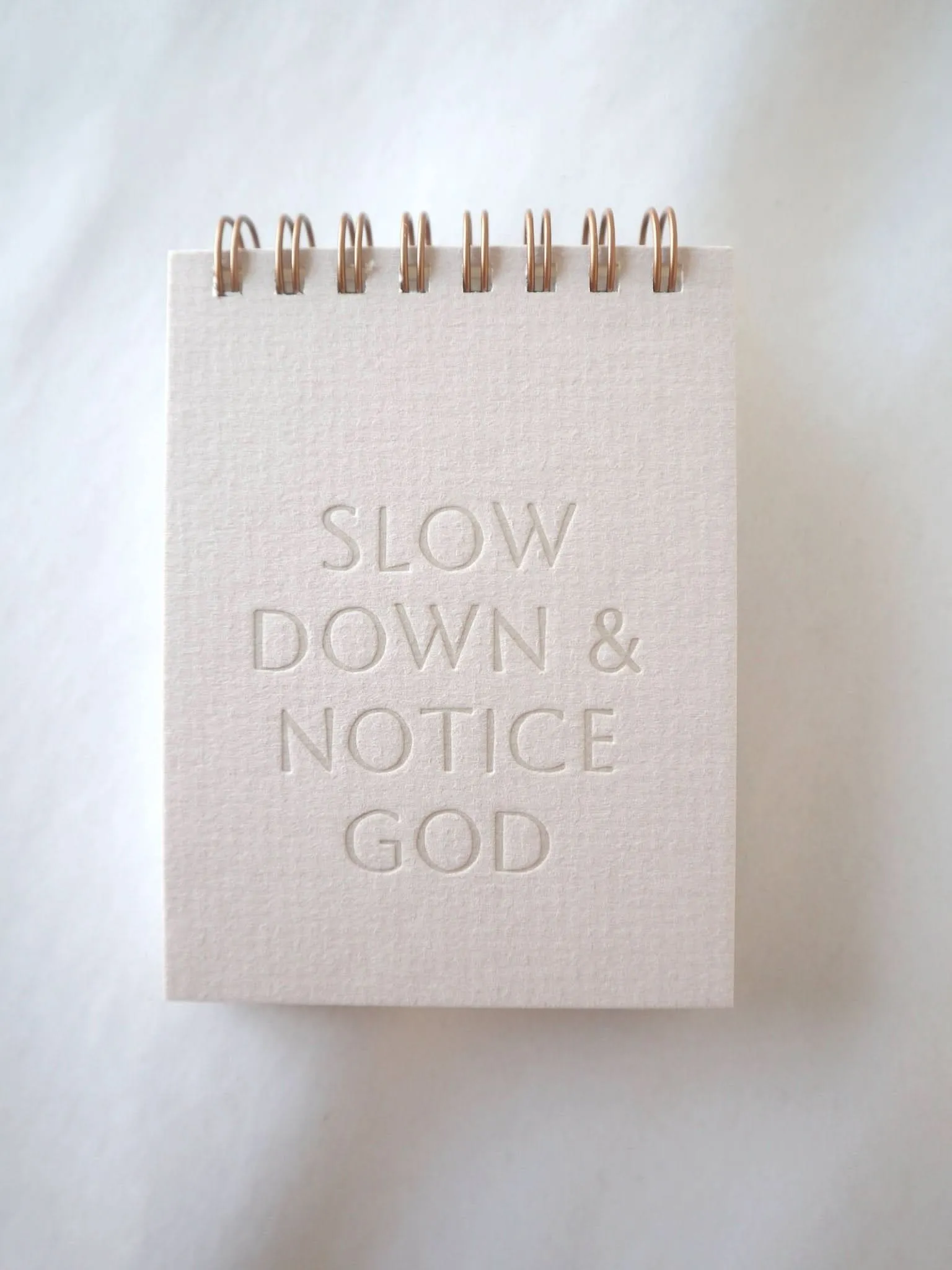 'Slow Down & Notice God' Mini Jotter