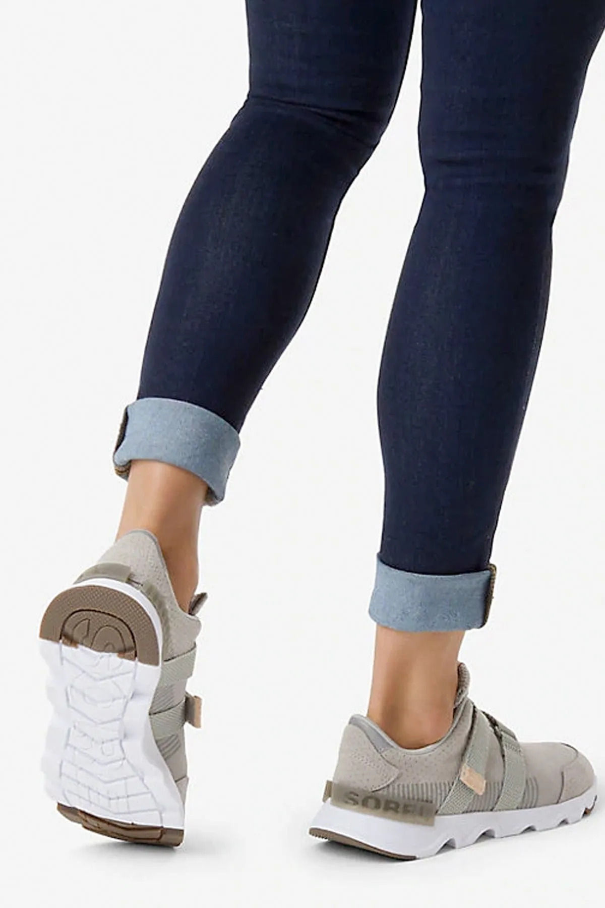 Sorel - Kinetic Lite Strap Perf Sneakers in Dove