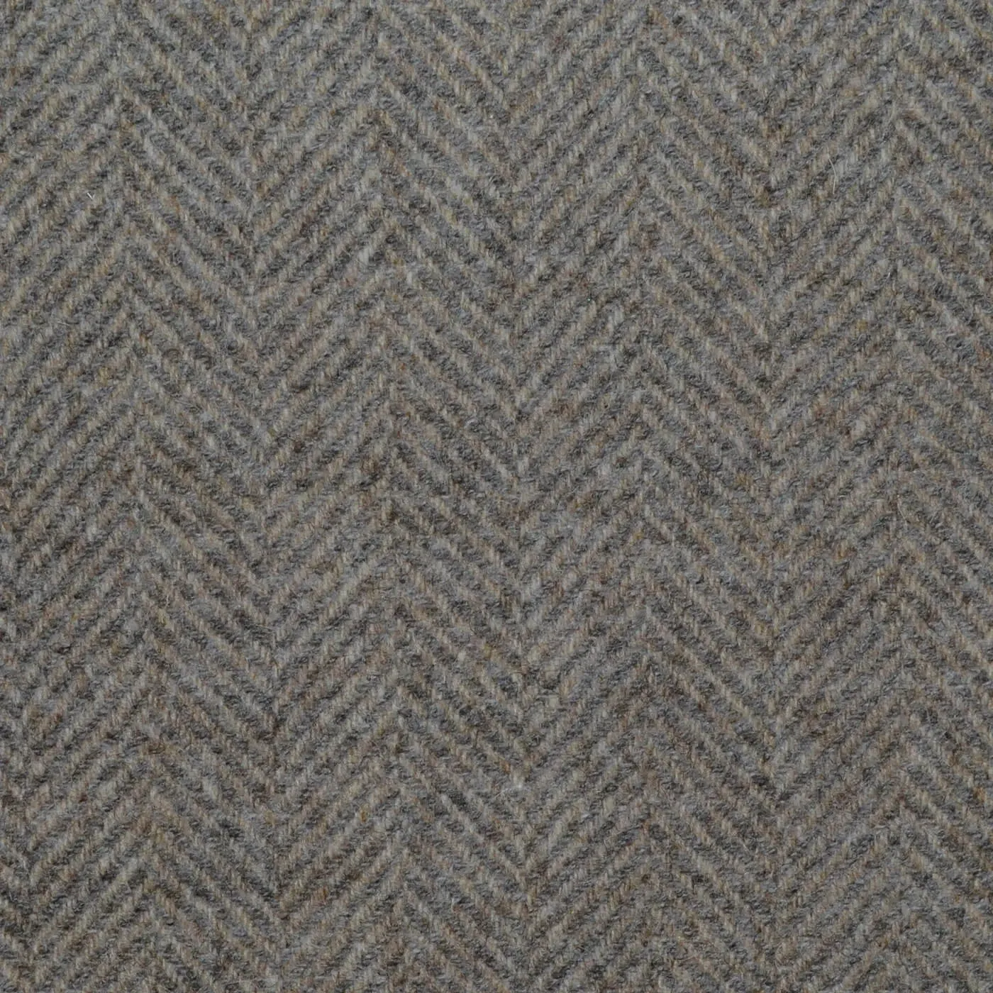 Stone and Vintage Grey All Wool Herringbone Coating