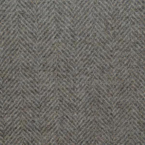 Stone and Vintage Grey All Wool Herringbone Coating