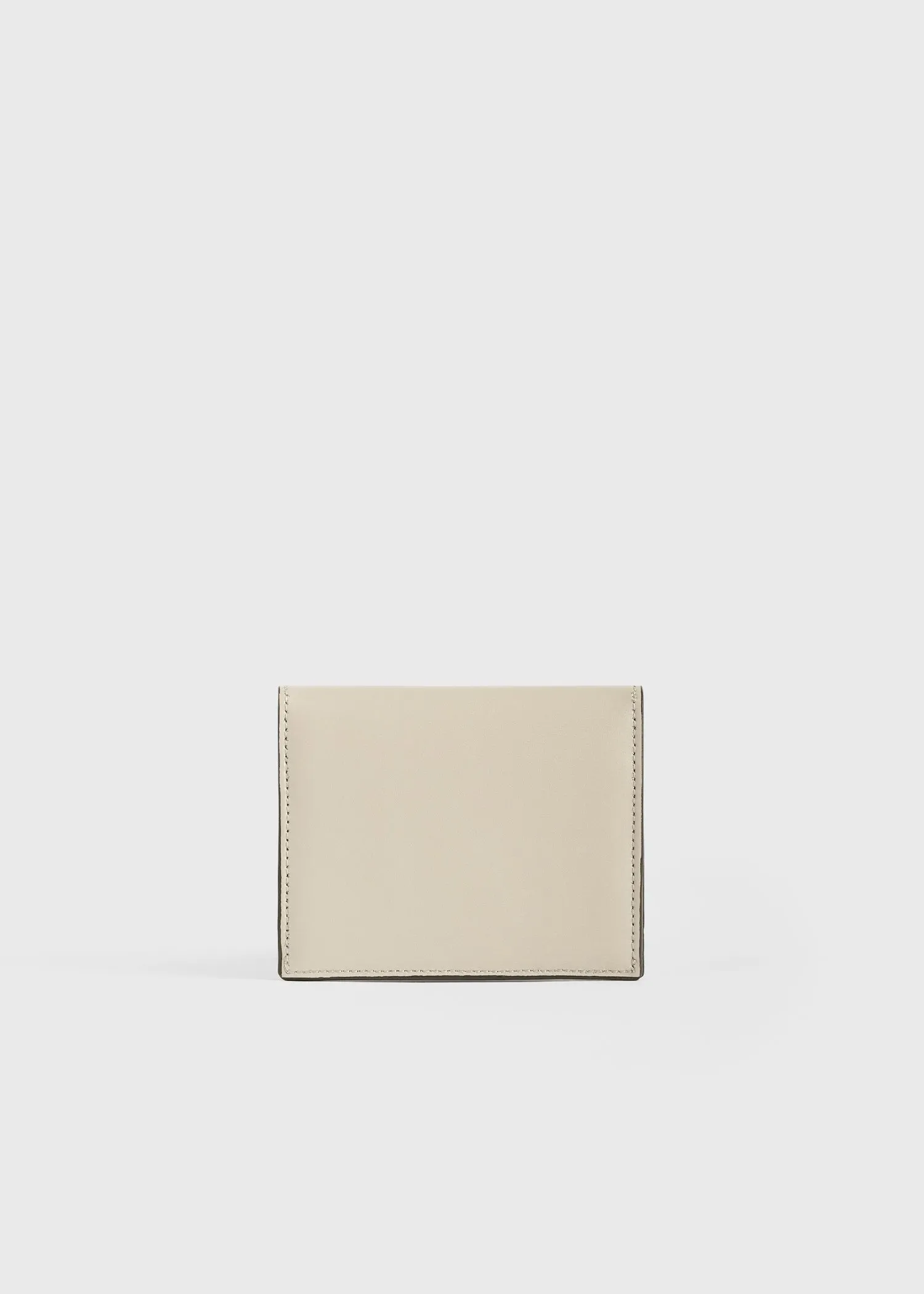 T-Lock leather cardholder fawn