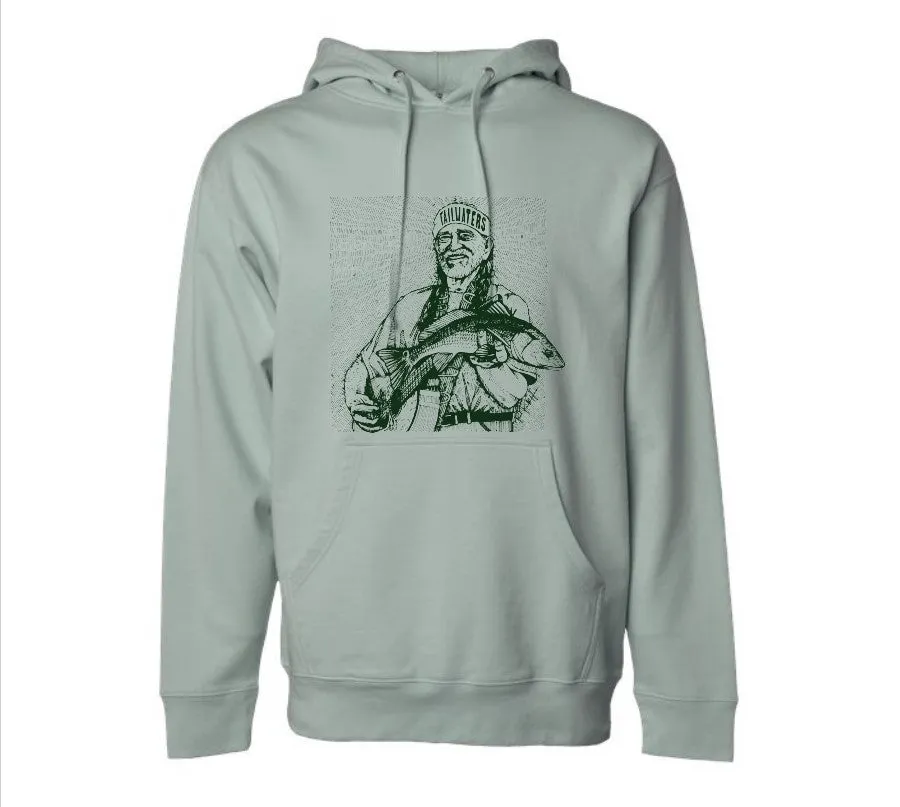 Tailwaters Fly Fishing Willie Logo Hoody