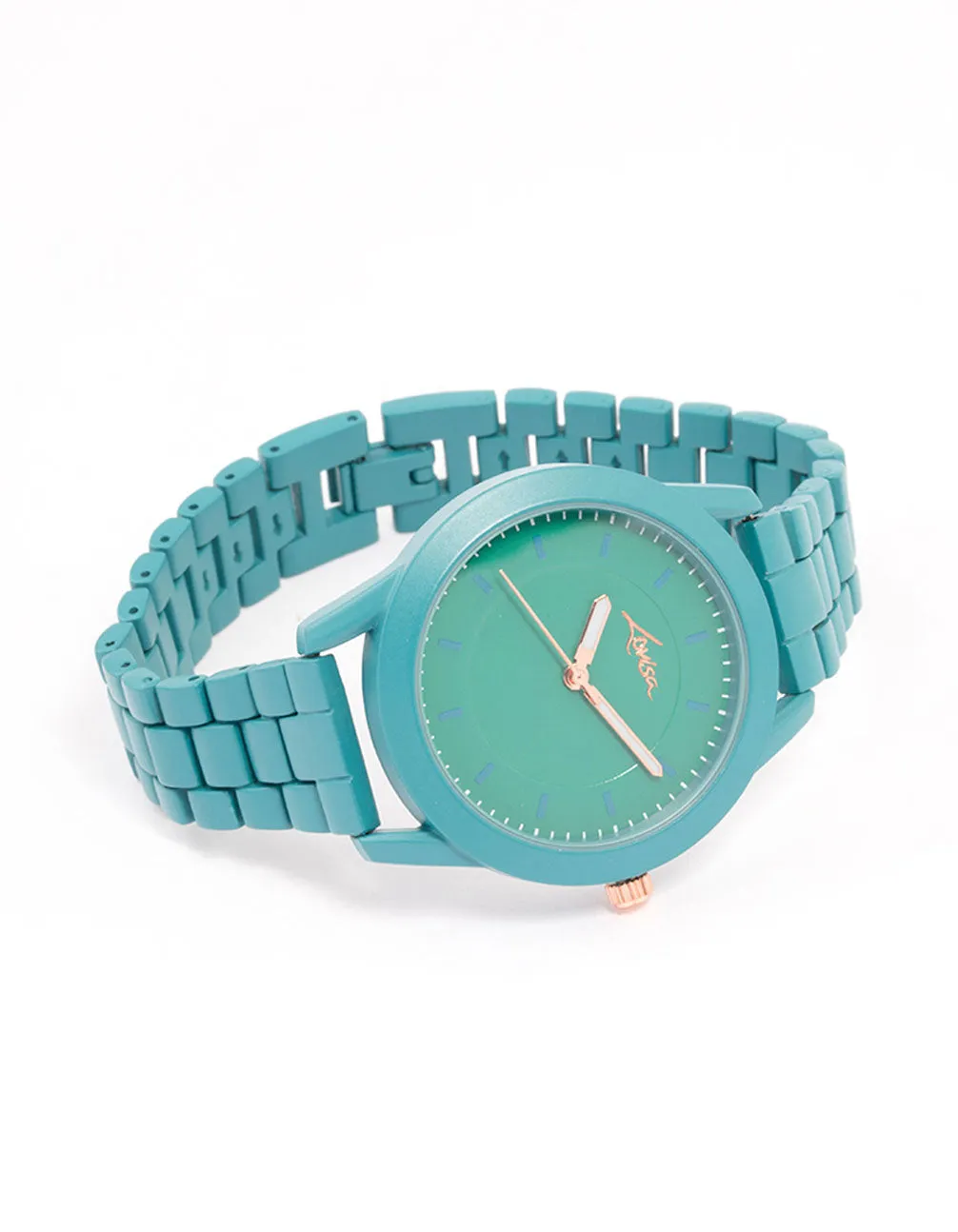 Teal Coloured Oyster Watch