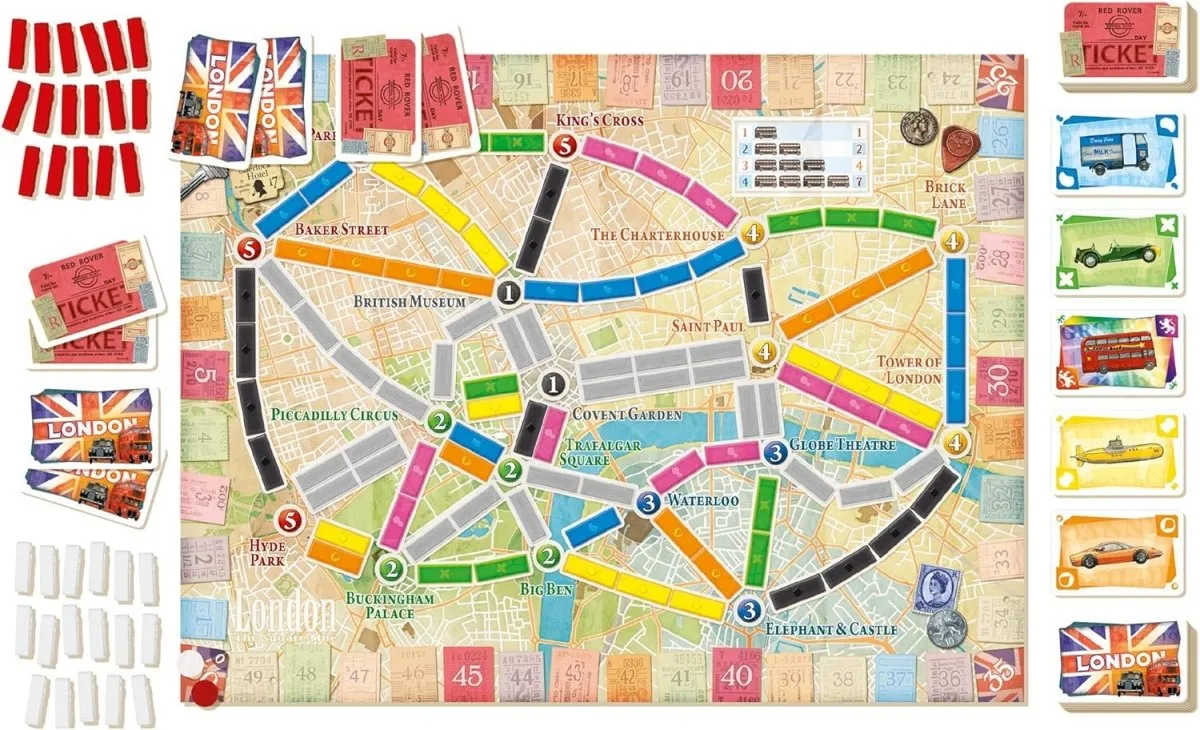 Ticket to Ride London Board Game