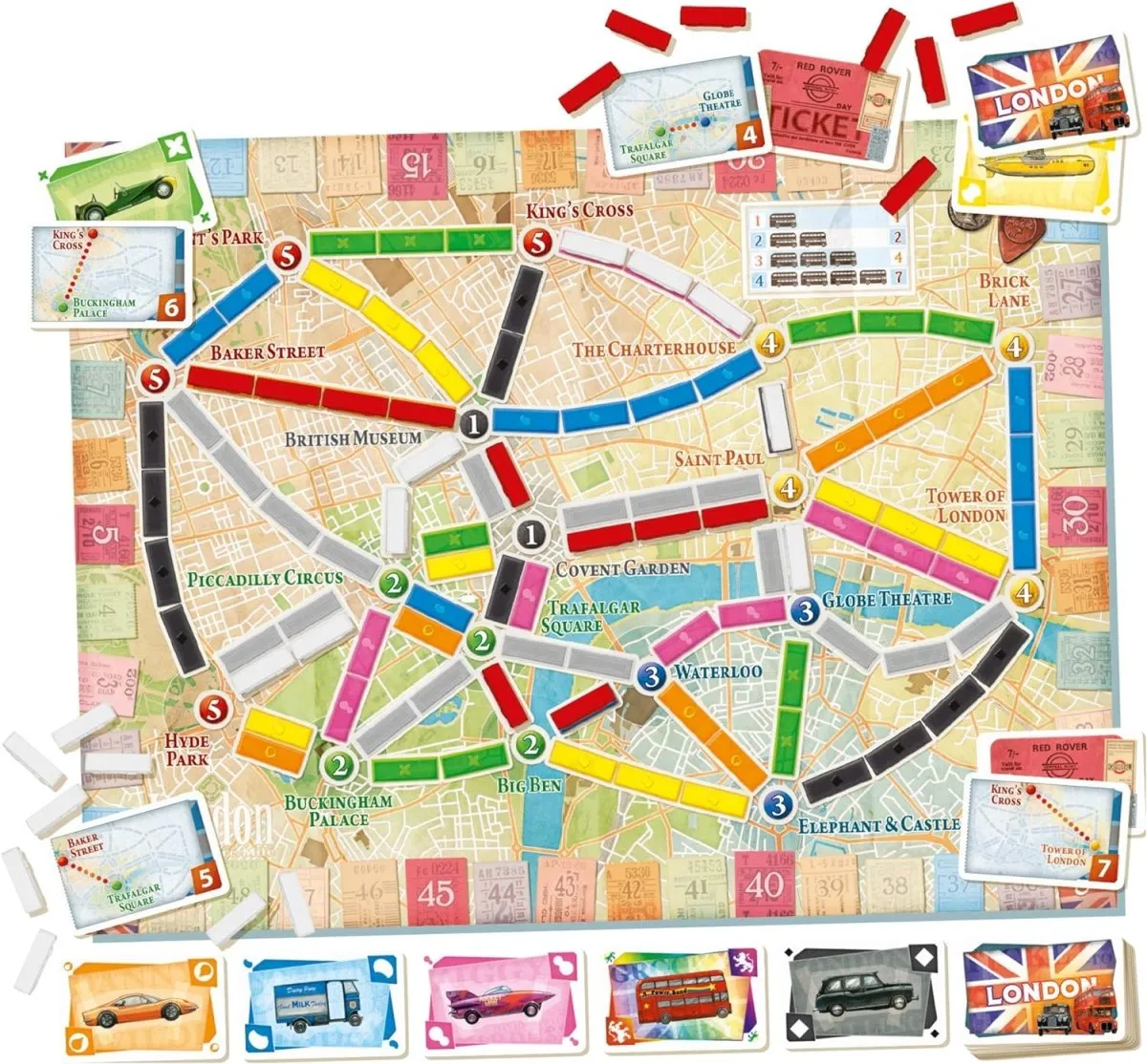 Ticket to Ride London Board Game