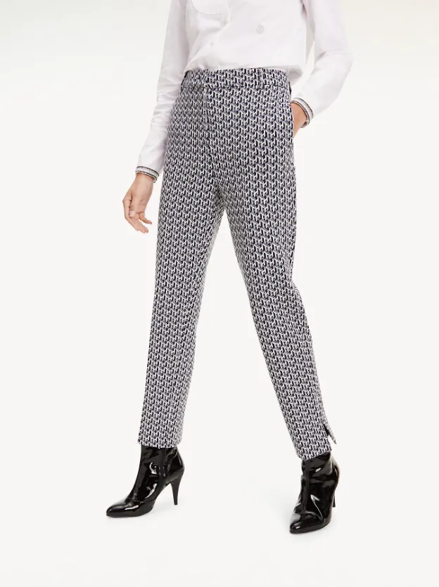 Tommy Hilfiger Tedi MONOGRAM HIGH RISE TROUSERS 26499