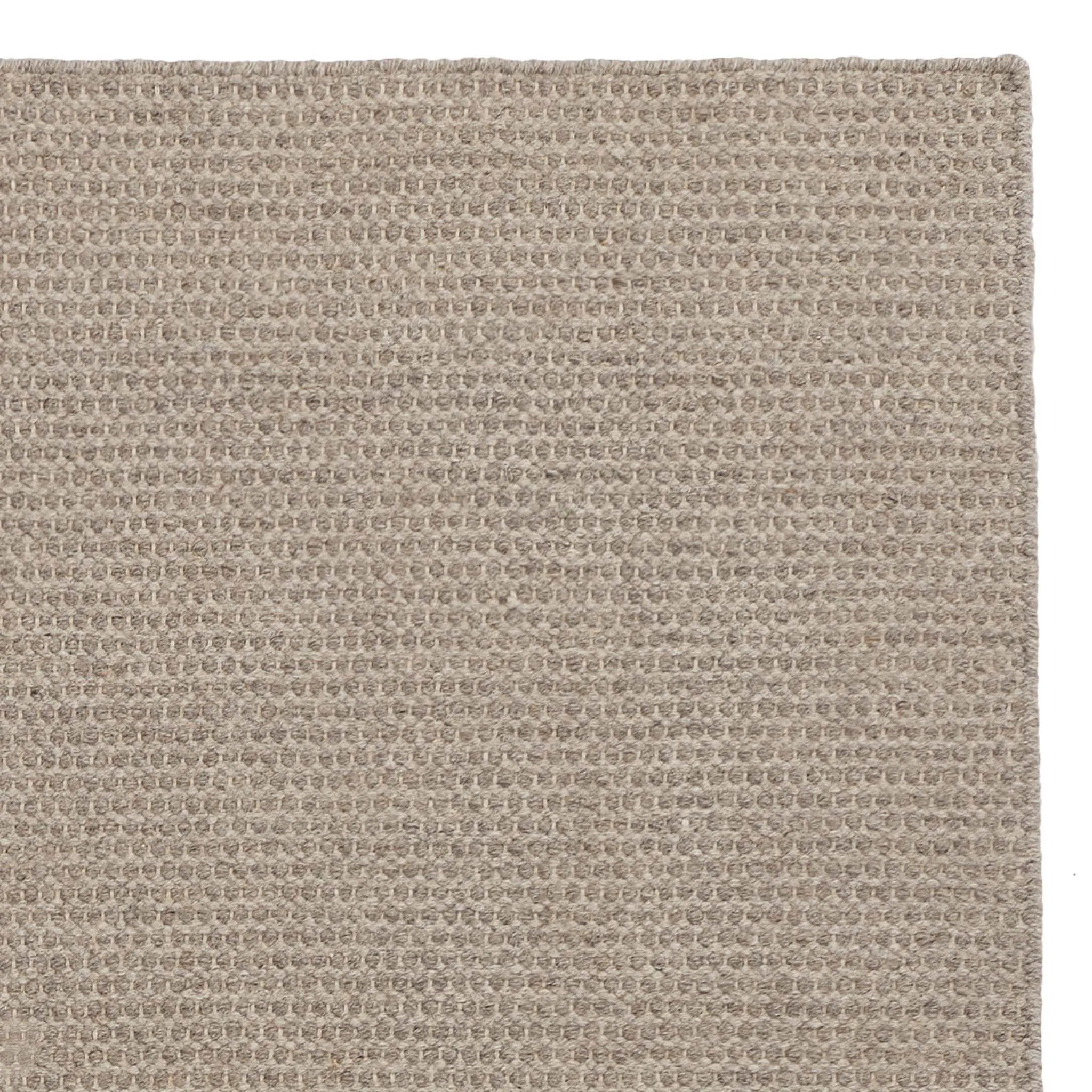 Udana Wool Rug [Light grey melange]